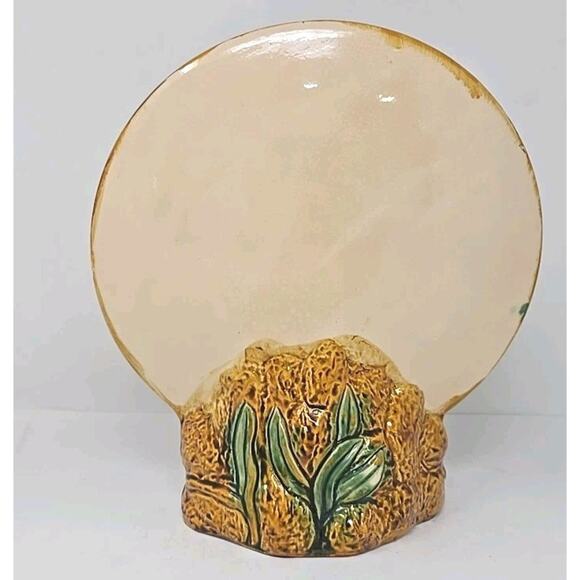 Vintage 11"x9.5" Hummingbird 3D Decorative Free-Standing Plate U297 - Picture 7 of 9